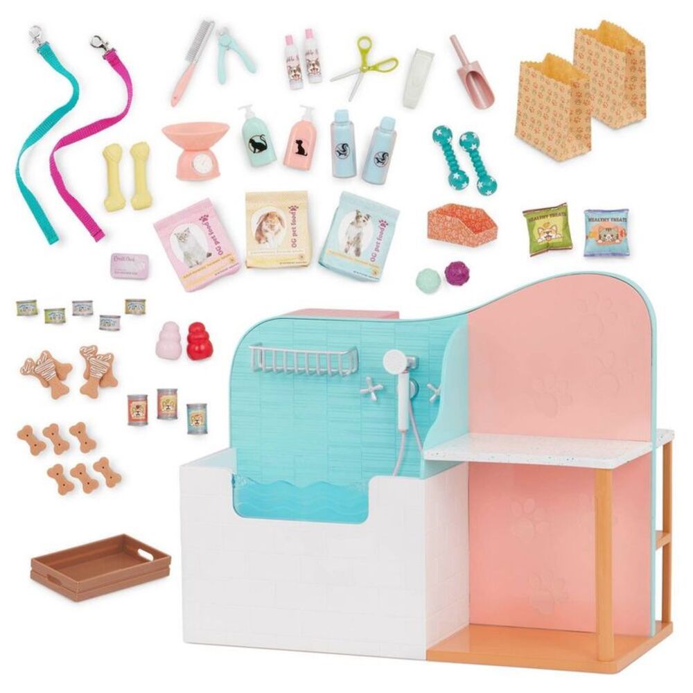 Our Generation Happy Tails Care Center Pet Vet Accessory Set for 18" Dolls